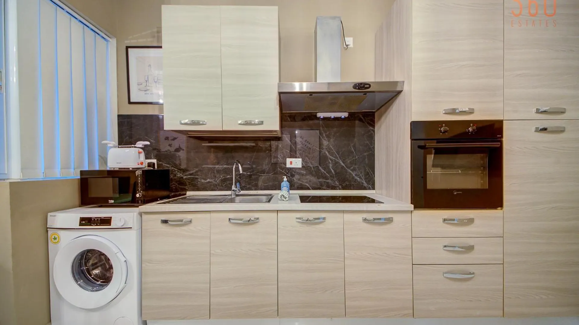 Fully Equipped 1Br Apt With Wifi & Ac In Gzira By 360 Estates 0*,  Malta